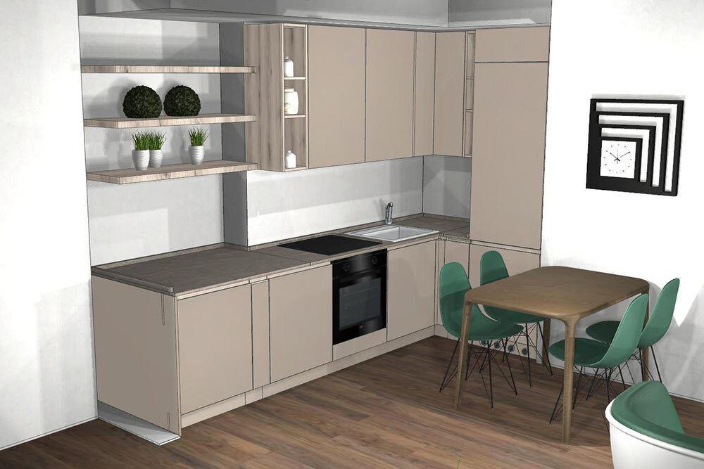 arredo appartamento viale certosa milano lineaotto