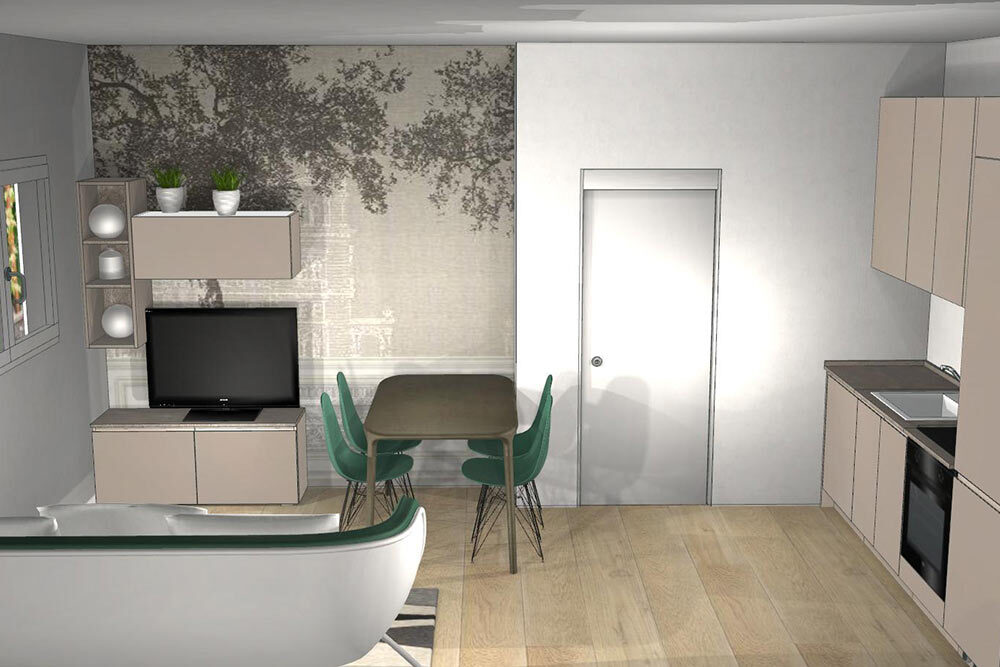 arredo appartamento viale certosa milano lineaotto