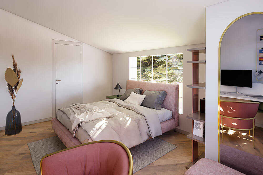 progetto arredo villa arese lineaotto