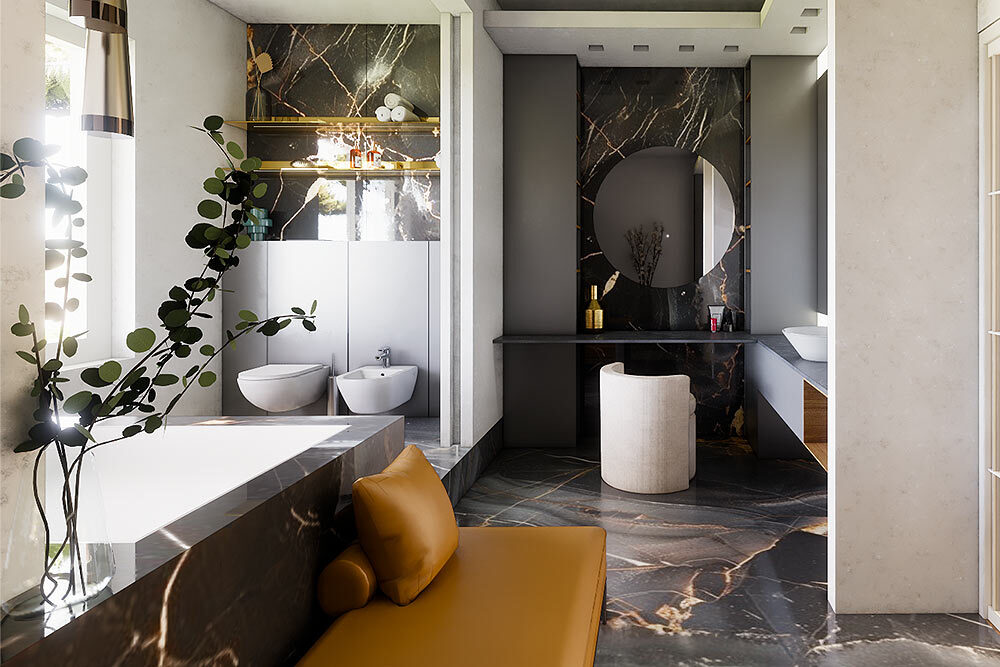 progetto arredo villa arese lineaotto