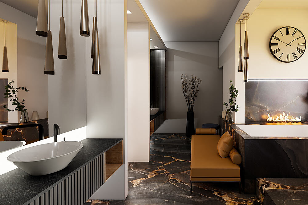 progetto arredo villa arese lineaotto